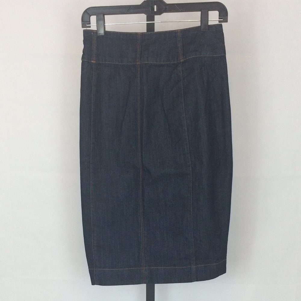 White House Black Market Jean Skirt